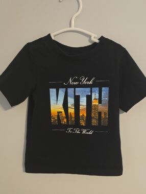 EUC Kith Black Tee with Sunset New York KITH Graphic